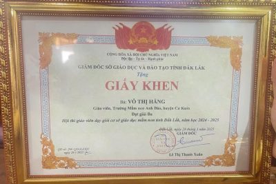 Hội thi “Giáo viên mầm non dạy giỏi cấp Tỉnh”