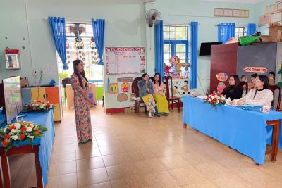 Trường mầm non Anh Đào tổ chức Hội thi giáo viên mầm non dạy giỏi cấp trường năm học 2024 – 2025